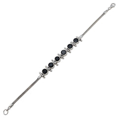 Harper Gift for Wife Slim Black Tennis Bracelet