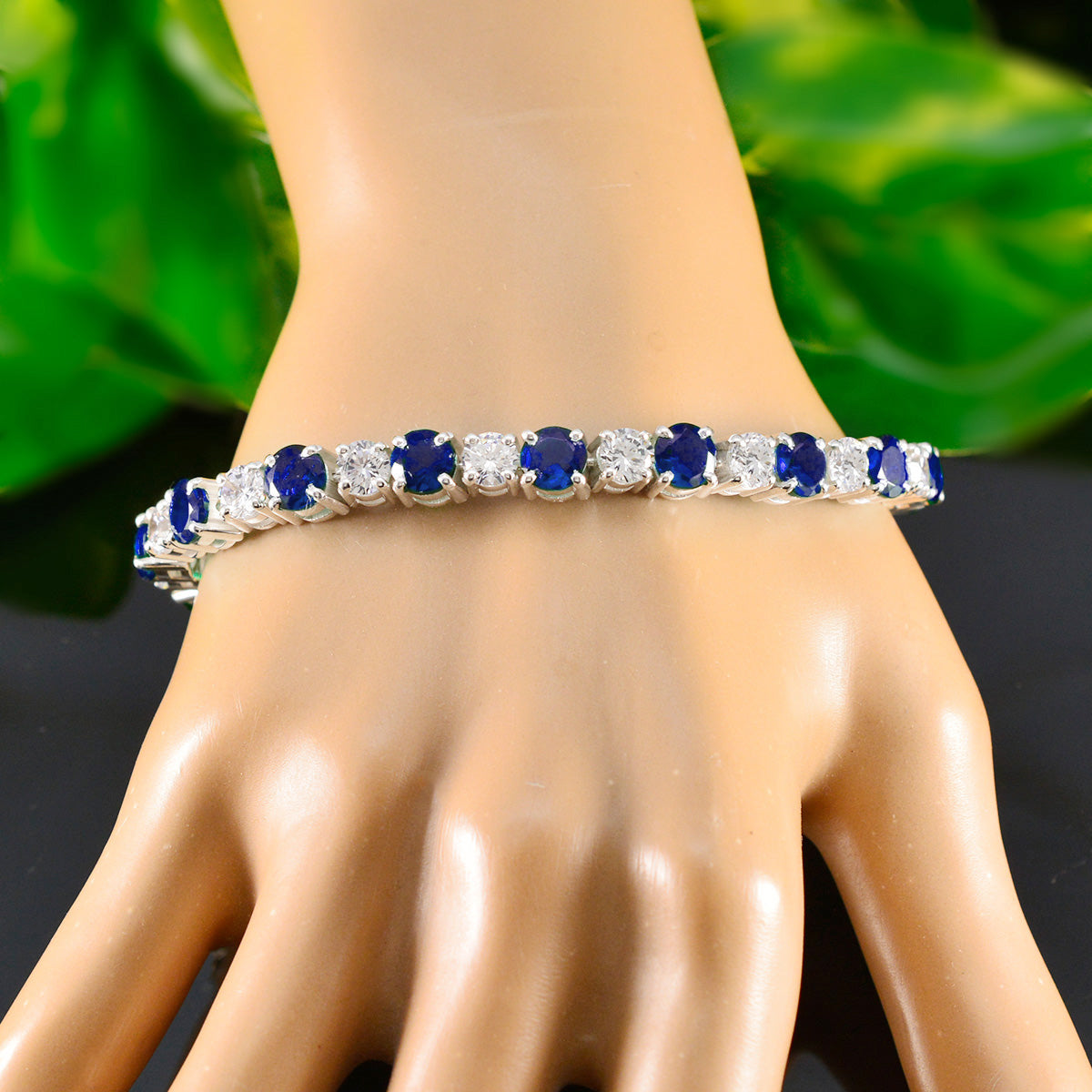 Aria Meaningful Versatile Blue Tennis Bracelet