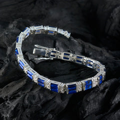 Aurora Special Moment Eye-catching Blue Tennis Bracelet