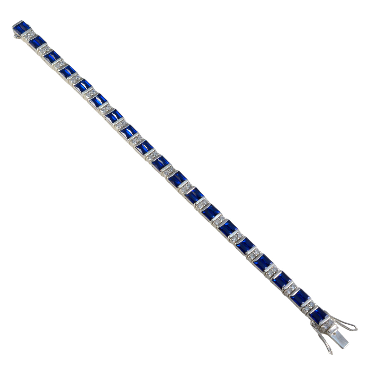 Aurora Special Moment Eye-catching Blue Tennis Bracelet Blue Supphire CZ Blue