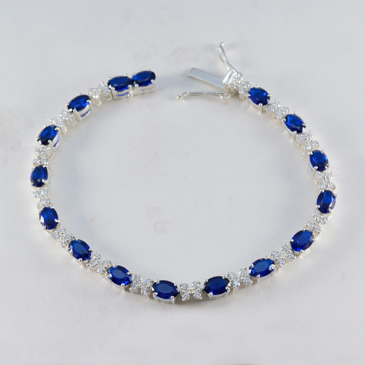 Autumn Promotion Minimal Blue Tennis Bracelet