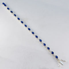Autumn Promotion Minimal Blue Tennis Bracelet