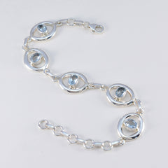 Anna Go-to Minimal Blue Links Bracelet