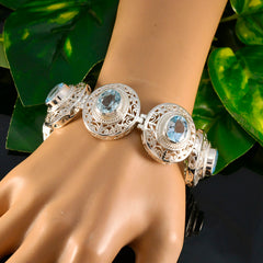 Camila One-of-a-Kind Statement Blue Tennis Bracelet