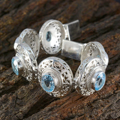 Camila One-of-a-Kind Statement Blue Tennis Bracelet
