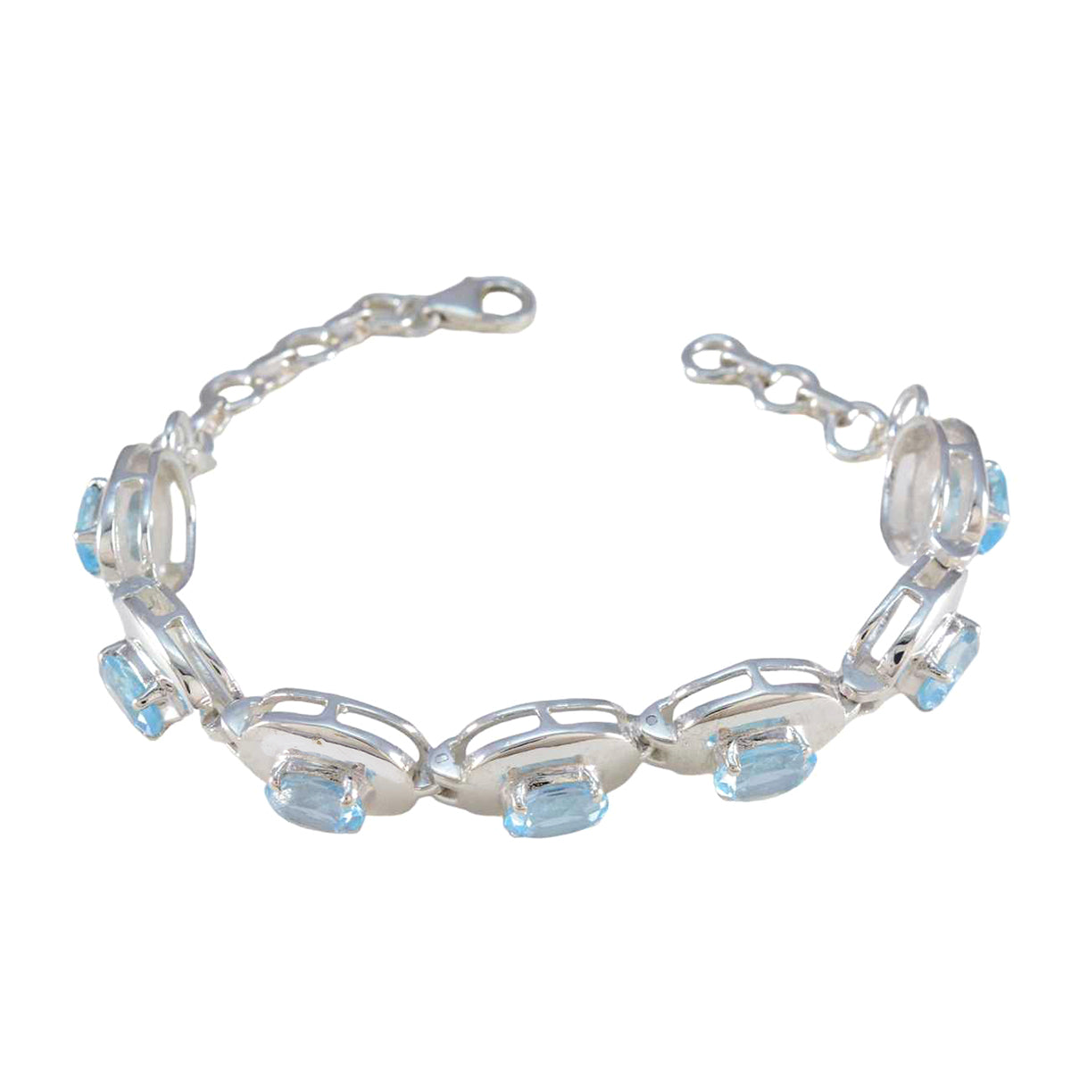 Chloe Promotion Eye-catching Blue Tennis Bracelet