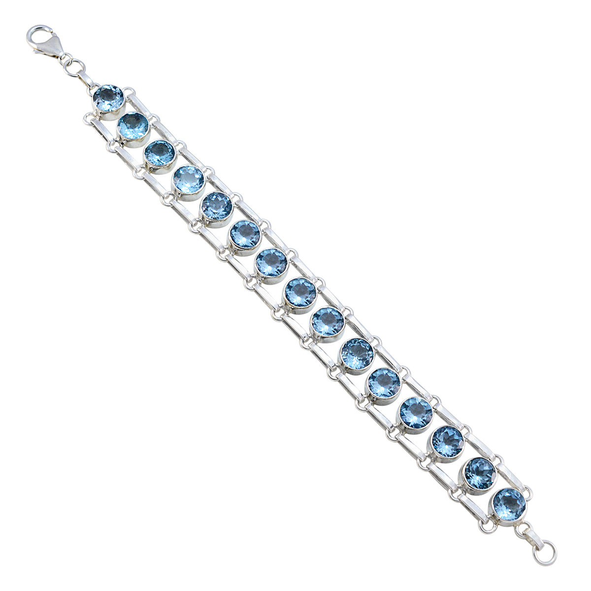 Amelia Luxury Essential Blue Tennis Bracelet