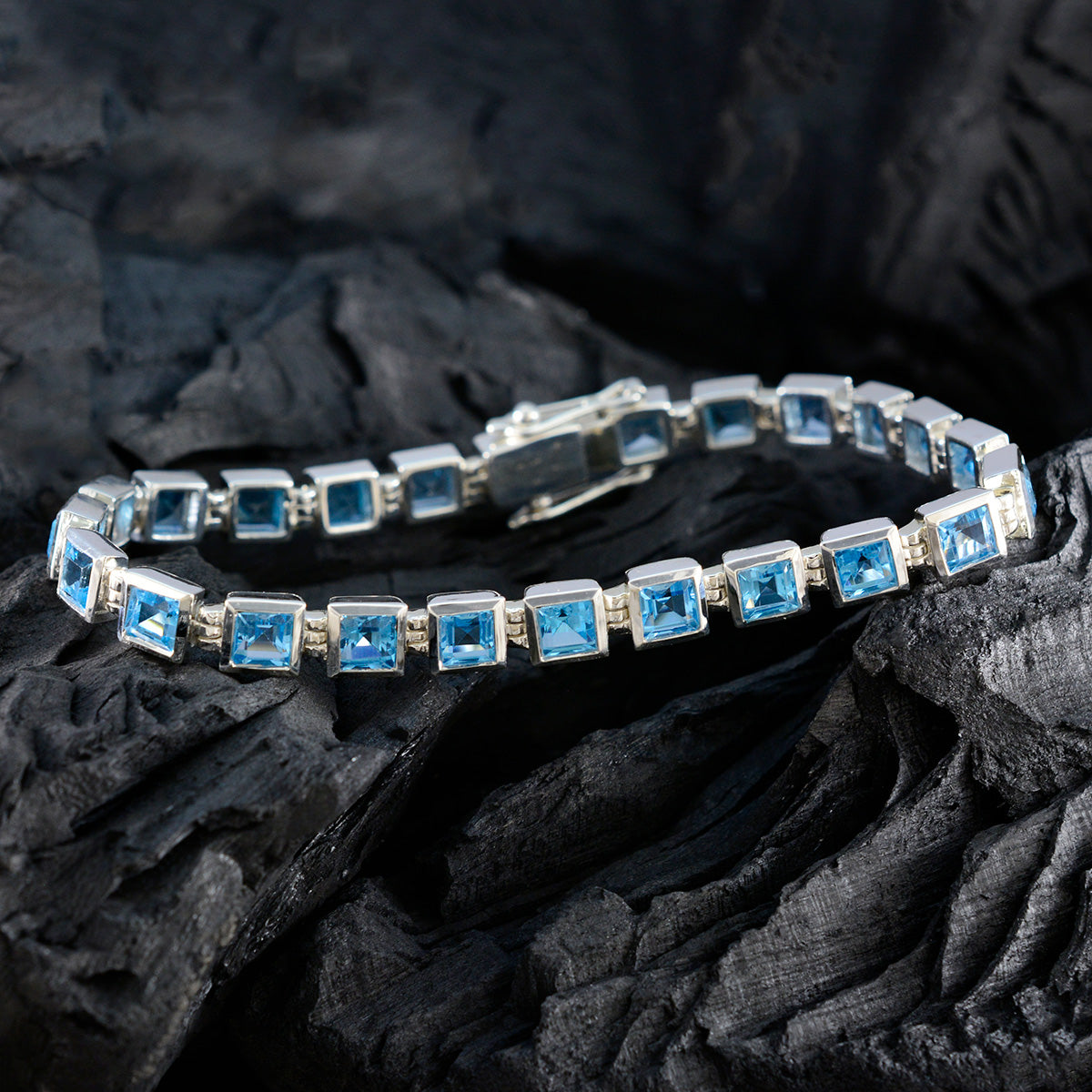 Olivia gift for Friend Classic Blue Tennis Bracelet