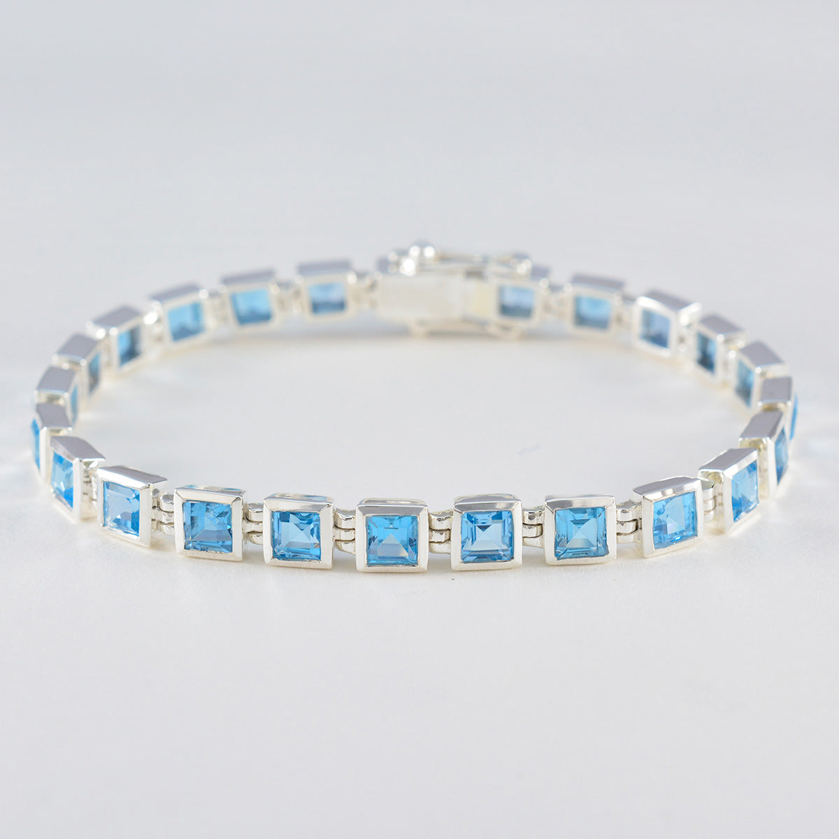 Olivia gift for Friend Classic Blue Tennis Bracelet