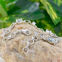 Leah Rakhi Dainty Blue Links Bracelet