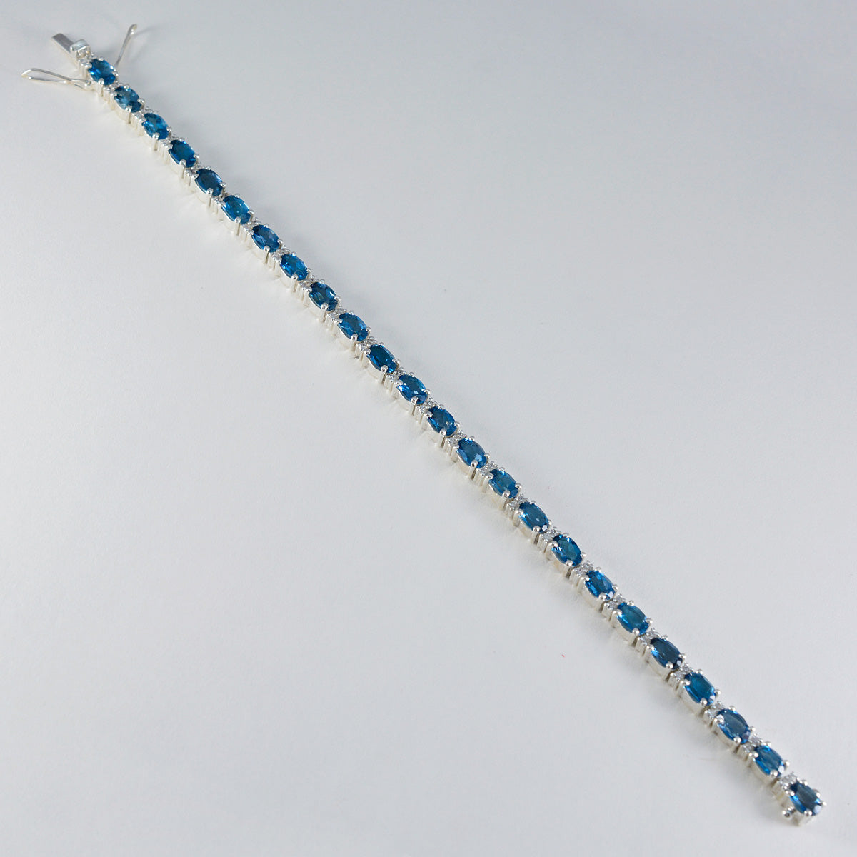 Ella Workwear Tiny Blue Tennis Bracelet
