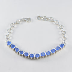 Freya Diwali Minimal Blue Tennis Bracelet