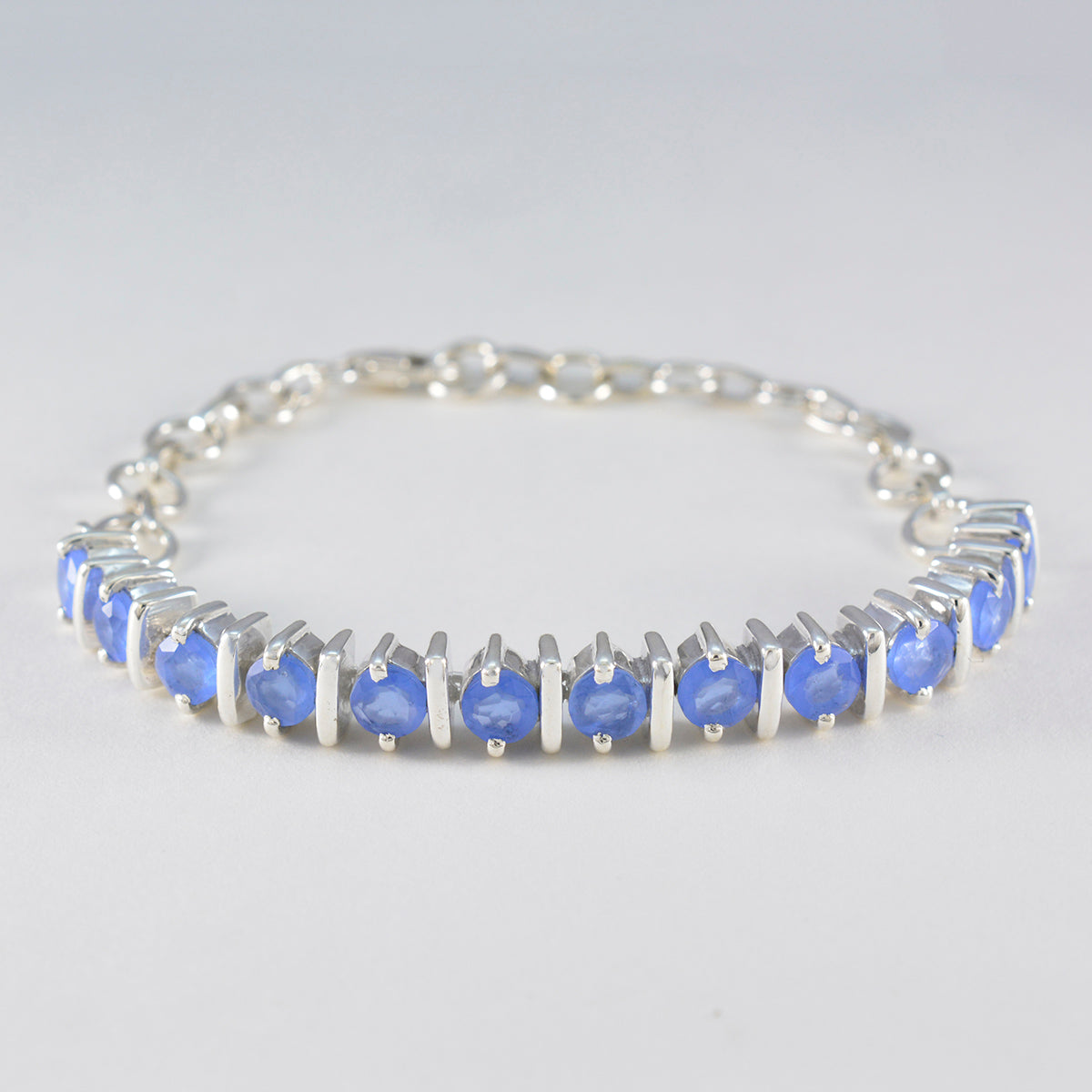 Freya Diwali Minimal Blue Tennis Bracelet