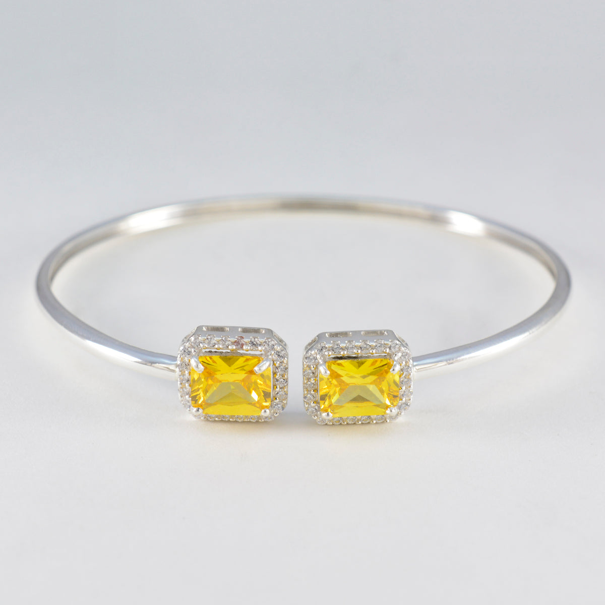 Zoe Baby Shower Tiny Yellow Bangle Bracelet