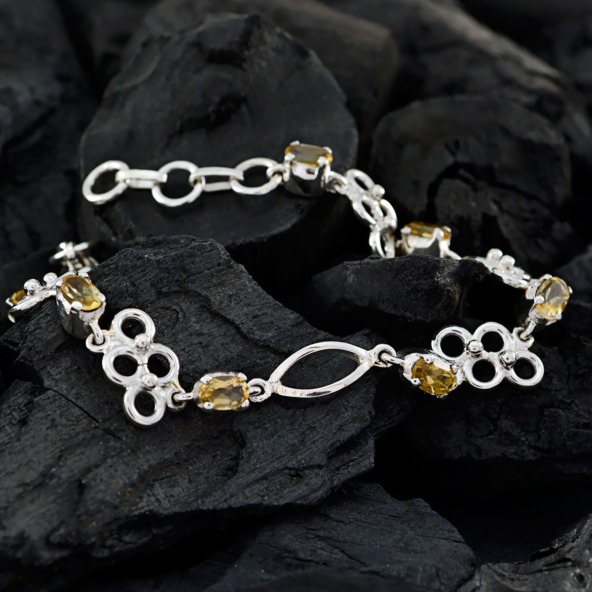 Bella One-of-a-Kind Slim Yellow Links Bracelet