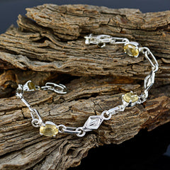 Charlotte Bridal Delicate Yellow Links Bracelet