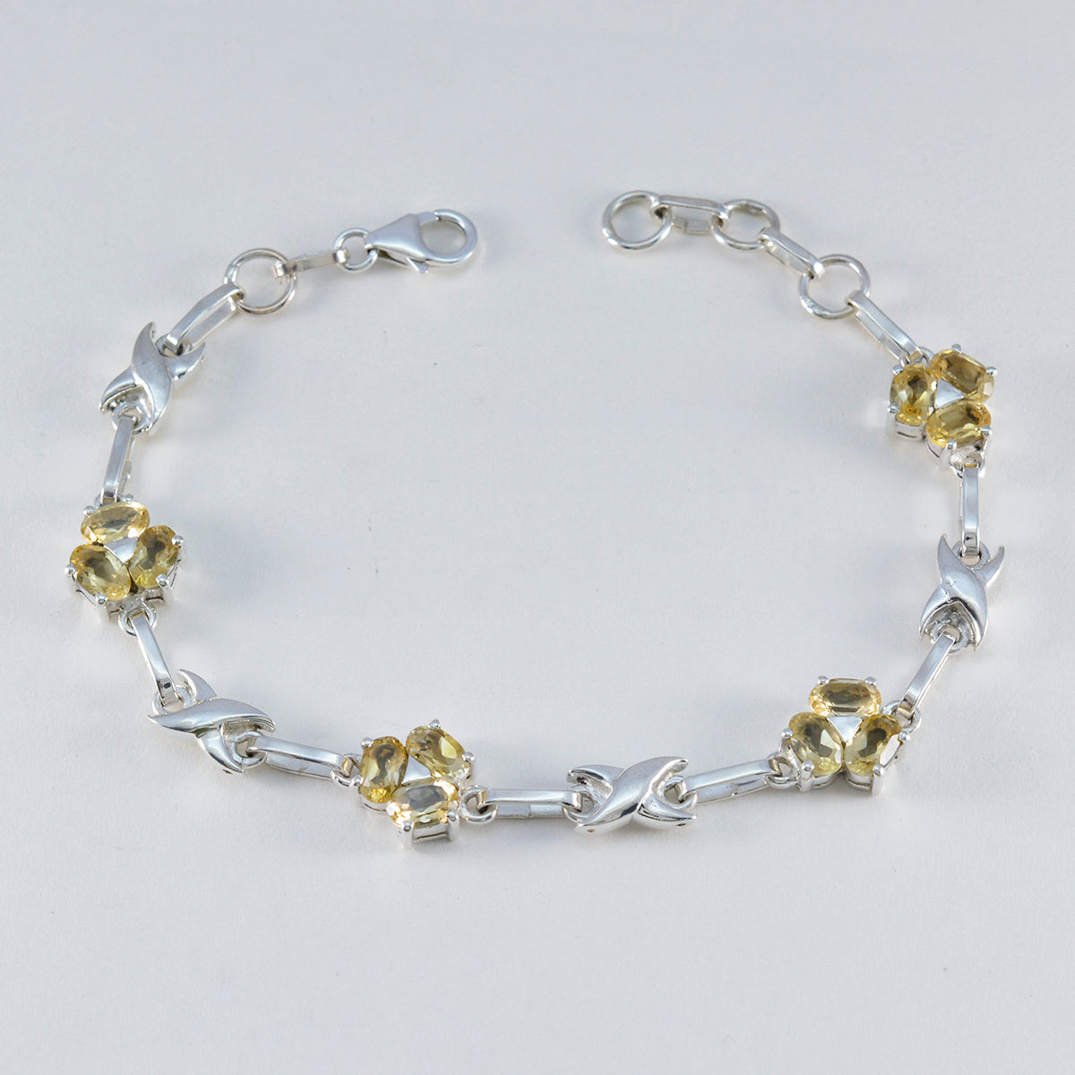 Camilla Gift for Wife Mid-weight Yellow Links Bracelet