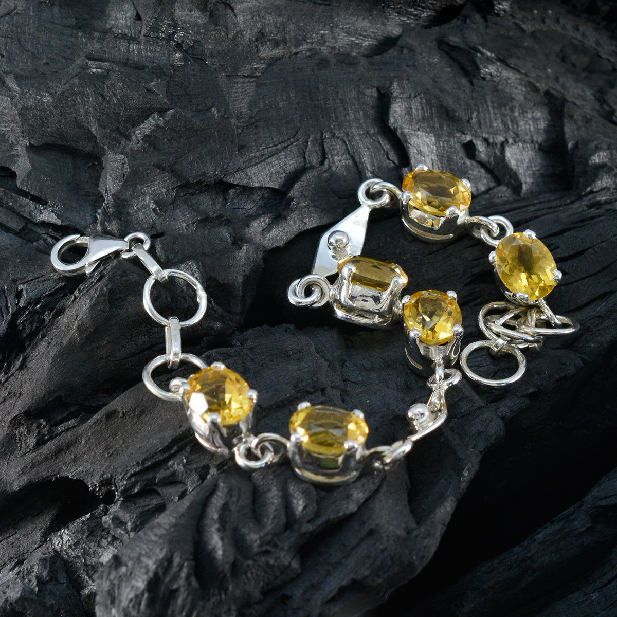 Ellie Gift Slim Yellow Links Bracelet