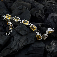 Layla Sparkle Mid-weight Yellow Links Bracelet