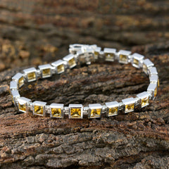 Pauline Surprise Gift Classic Yellow Tennis Bracelet