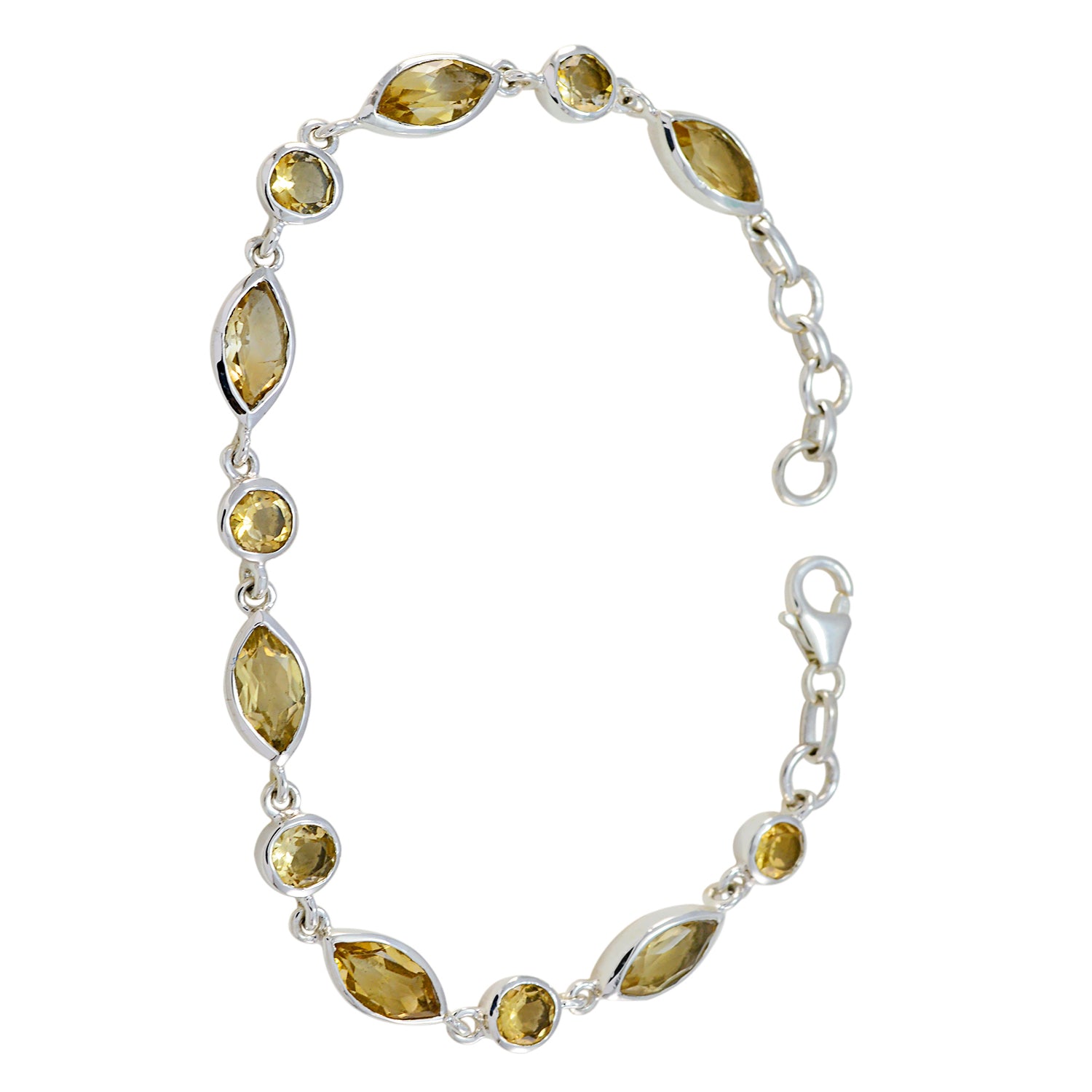 Lily Baby Shower Dainty Yellow Links Bracelet