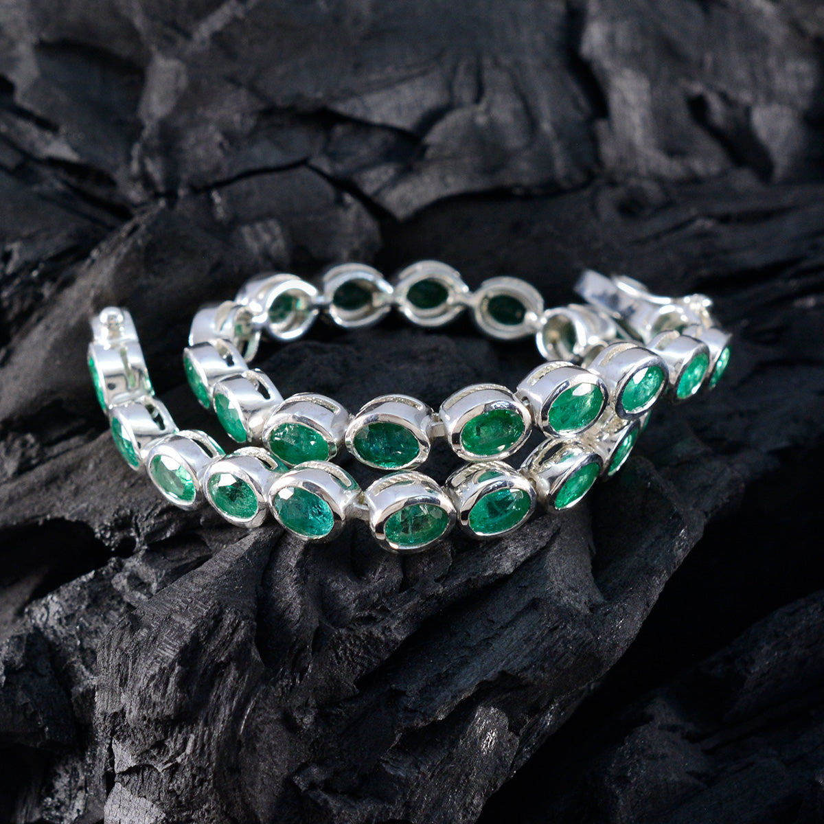 Eleanor Surprise Gift Minimal Green Tennis Bracelet