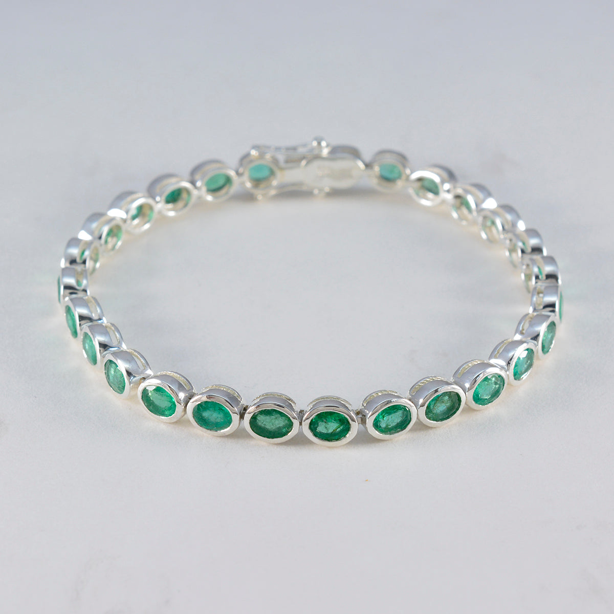 Eleanor Surprise Gift Minimal Green Tennis Bracelet