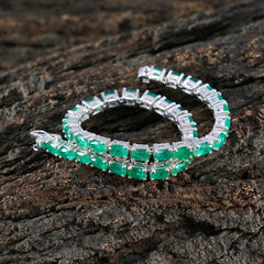Ella Rashi Tiny Green Tennis Bracelet