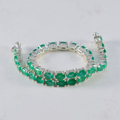 Ella Rashi Tiny Green Tennis Bracelet
