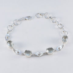 Hanna Rashi Slim Light Green Links Bracelet