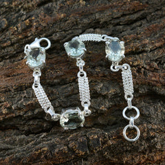 Eva Festive Slim Light Green Links Bracelet