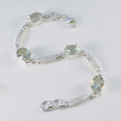 Eva Festive Slim Light Green Links Bracelet