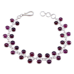 Grace Office Featherlight Red Links Bracelet Garnet Red