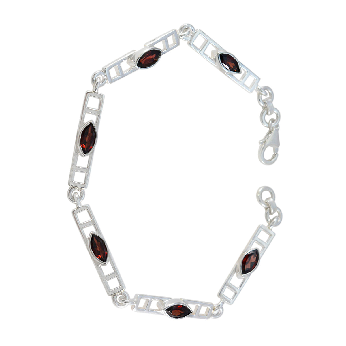 Ida Joy Featherlight Red Links Bracelet