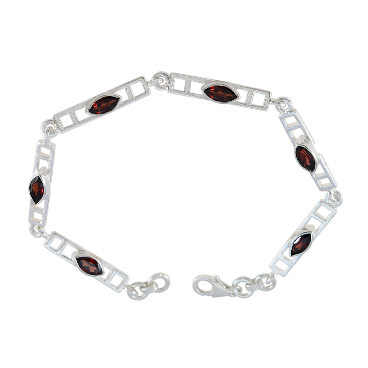 Ida Joy Featherlight Red Links Bracelet