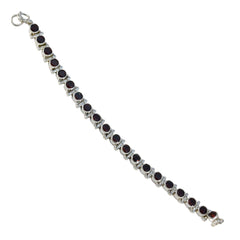 Isabel Treasure Eye-catching Red Tennis Bracelet Garnet Red