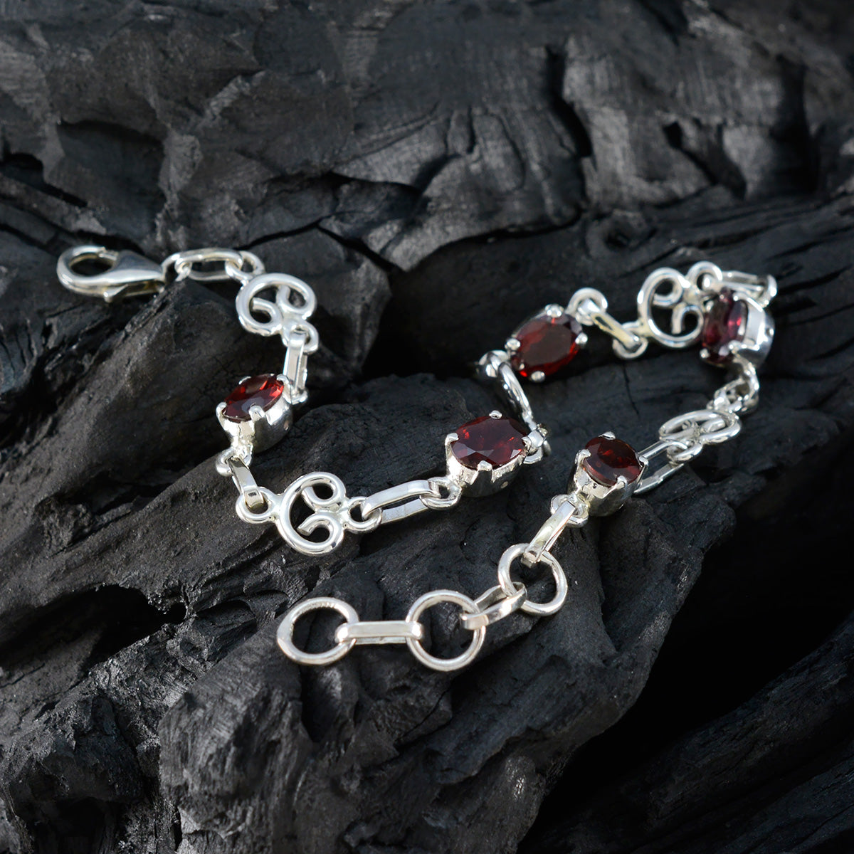 Abigail Treasure Slim Red Links Bracelet