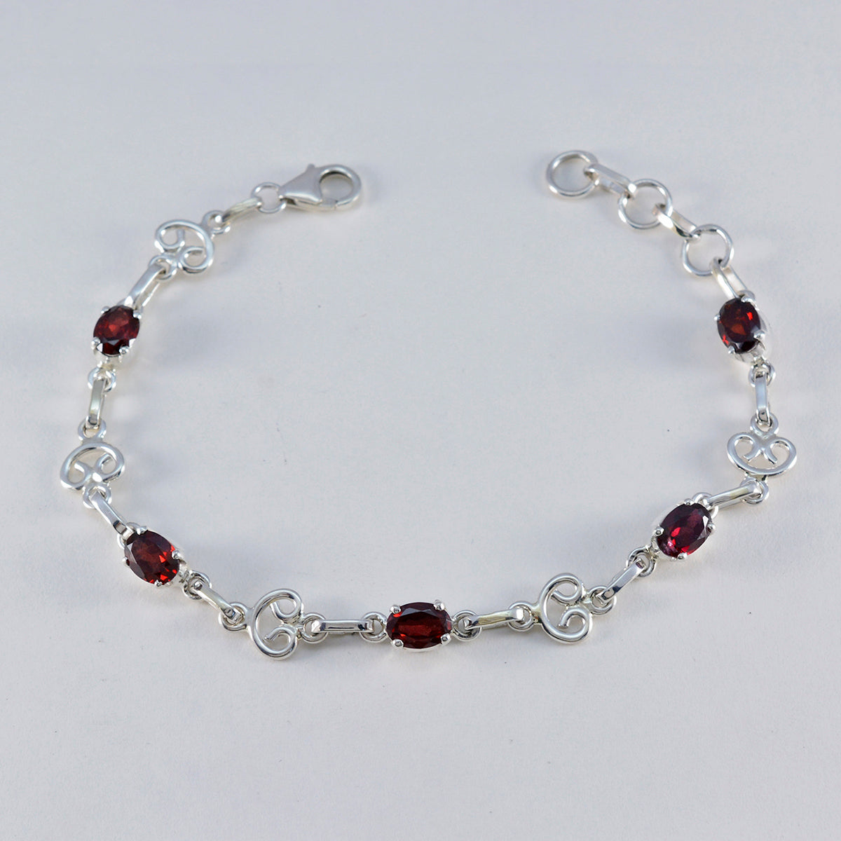 Abigail Treasure Slim Red Links Bracelet