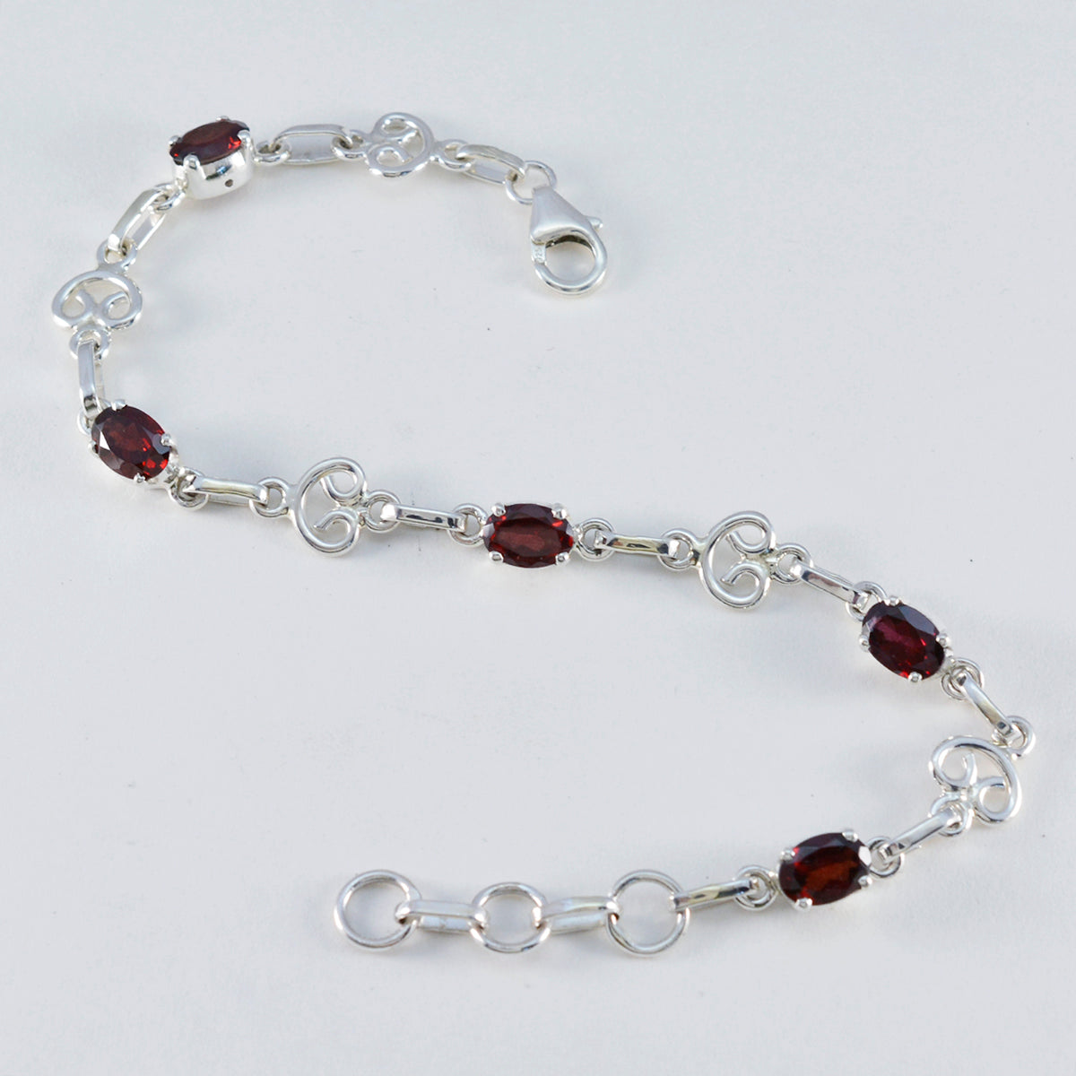 Abigail Treasure Slim Red Links Bracelet