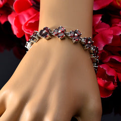 Genesis Comfort Fit Classic Red Links Bracelet