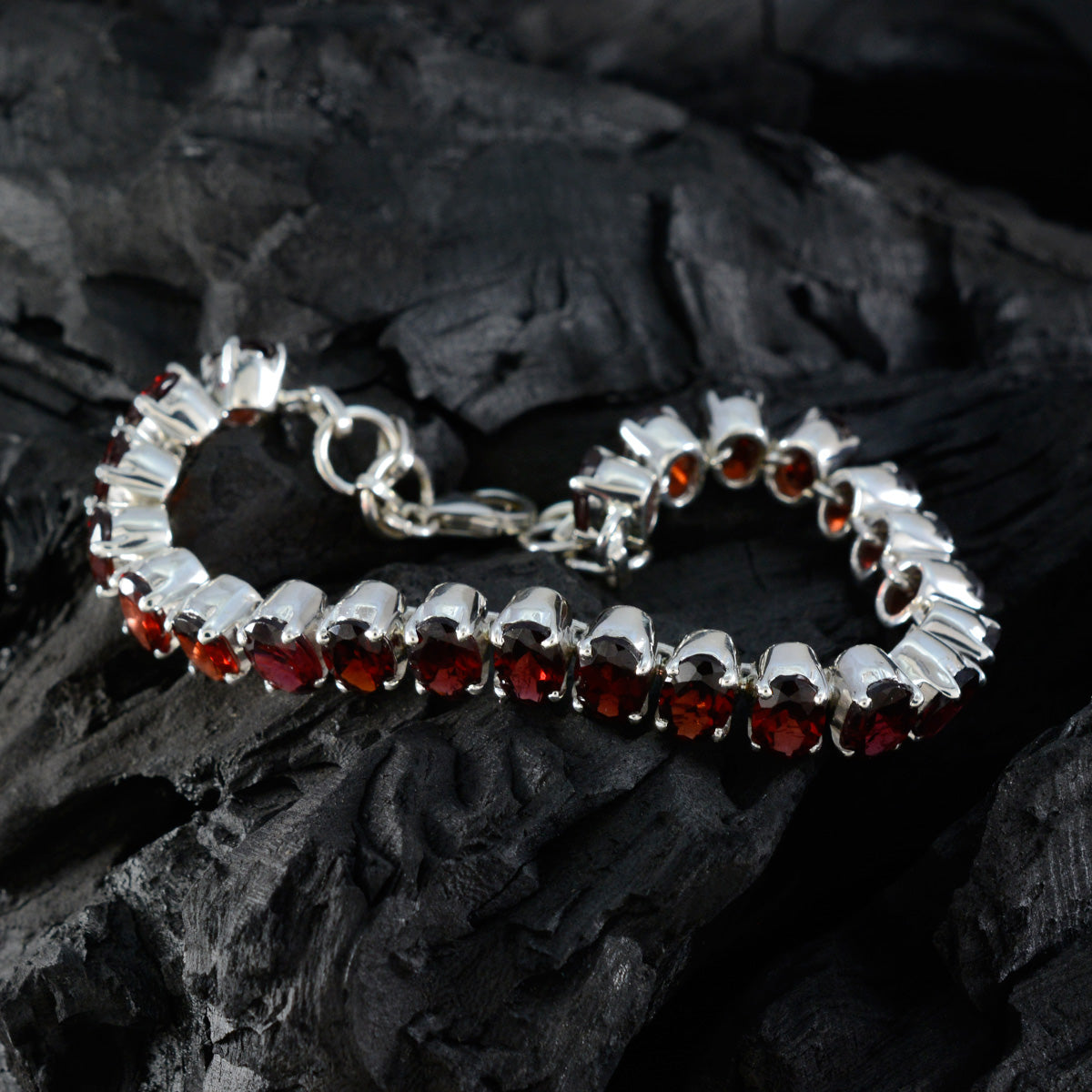 Chloe gift for girlfriend Mid-weight Red Tennis Bracelet