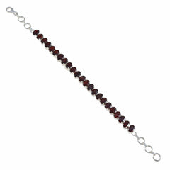 Chloe gift for girlfriend Mid-weight Red Tennis Bracelet