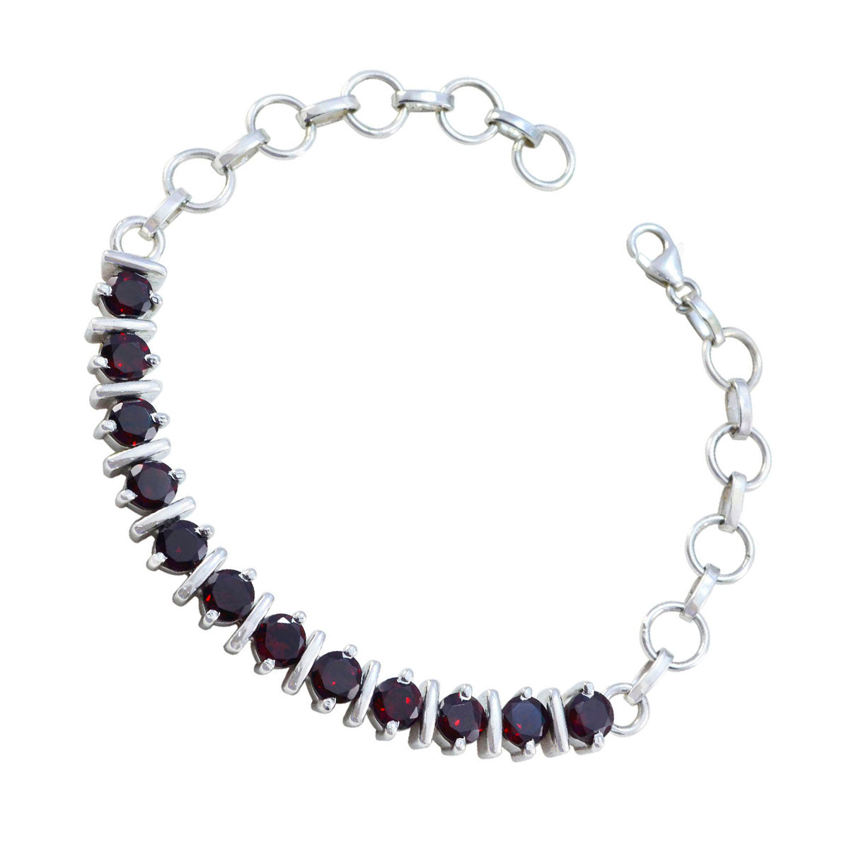 Inès gift for Friend Minimal Red Tennis Bracelet