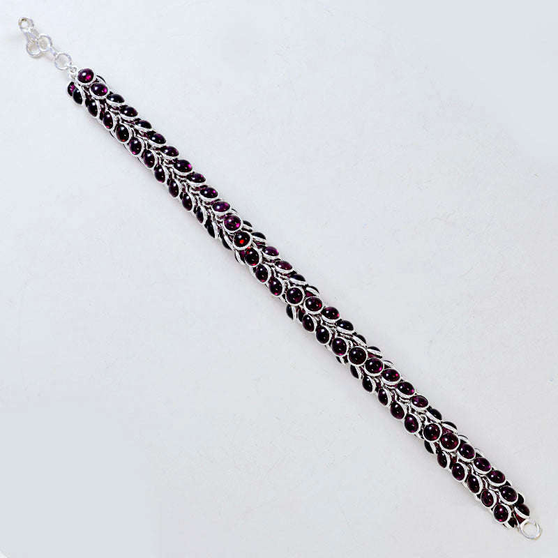Katarina Glamour Edgy Red Links Bracelet