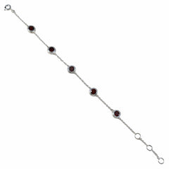 Isabella Rakhi Minimalist Red Chain Bracelet