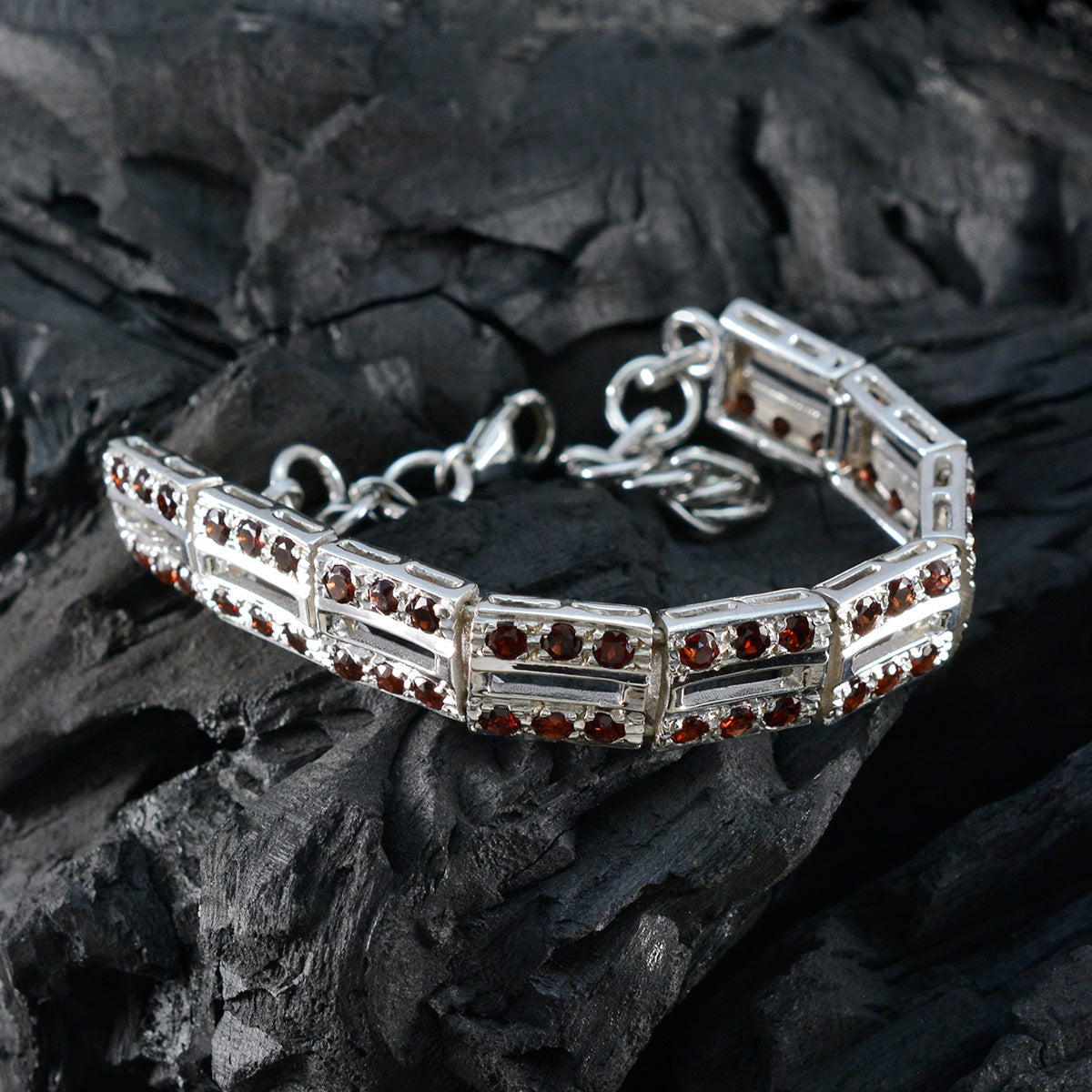 Isla Baby Shower Minimal Red Tennis Bracelet