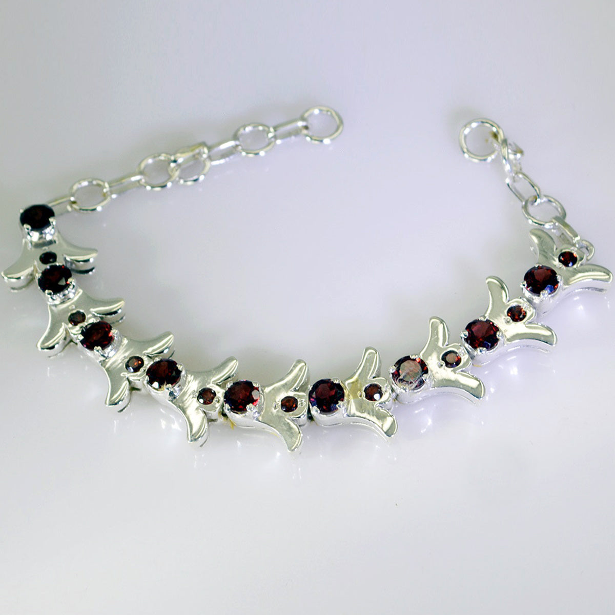Hanna Couple Versatile Red Tennis Bracelet