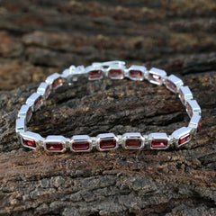 Maya Office Minimal Red Tennis Bracelet