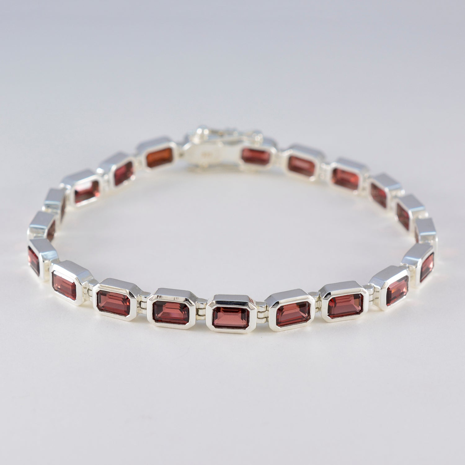 Maya Office Minimal Red Tennis Bracelet