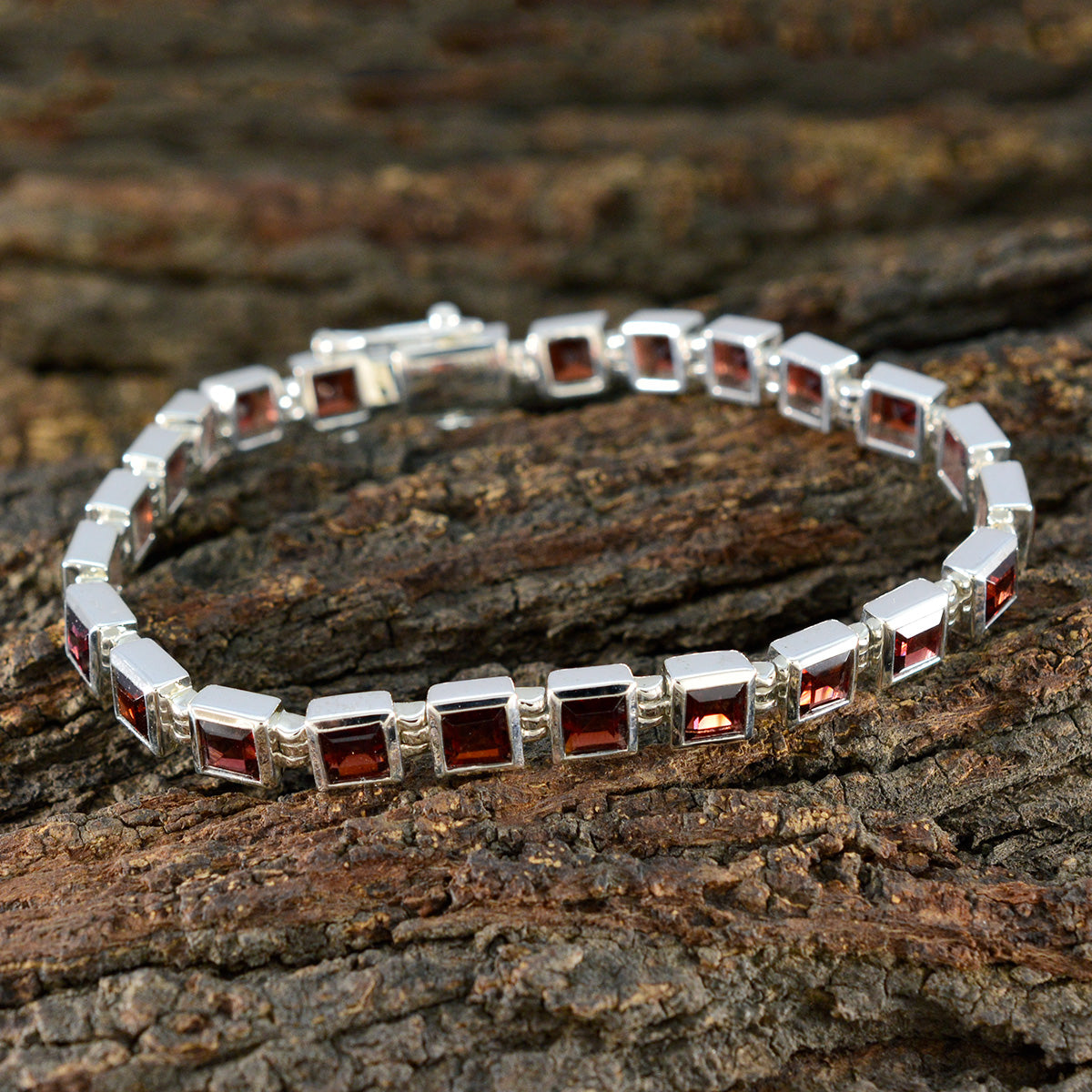 Penelope Couple Classic Red Tennis Bracelet